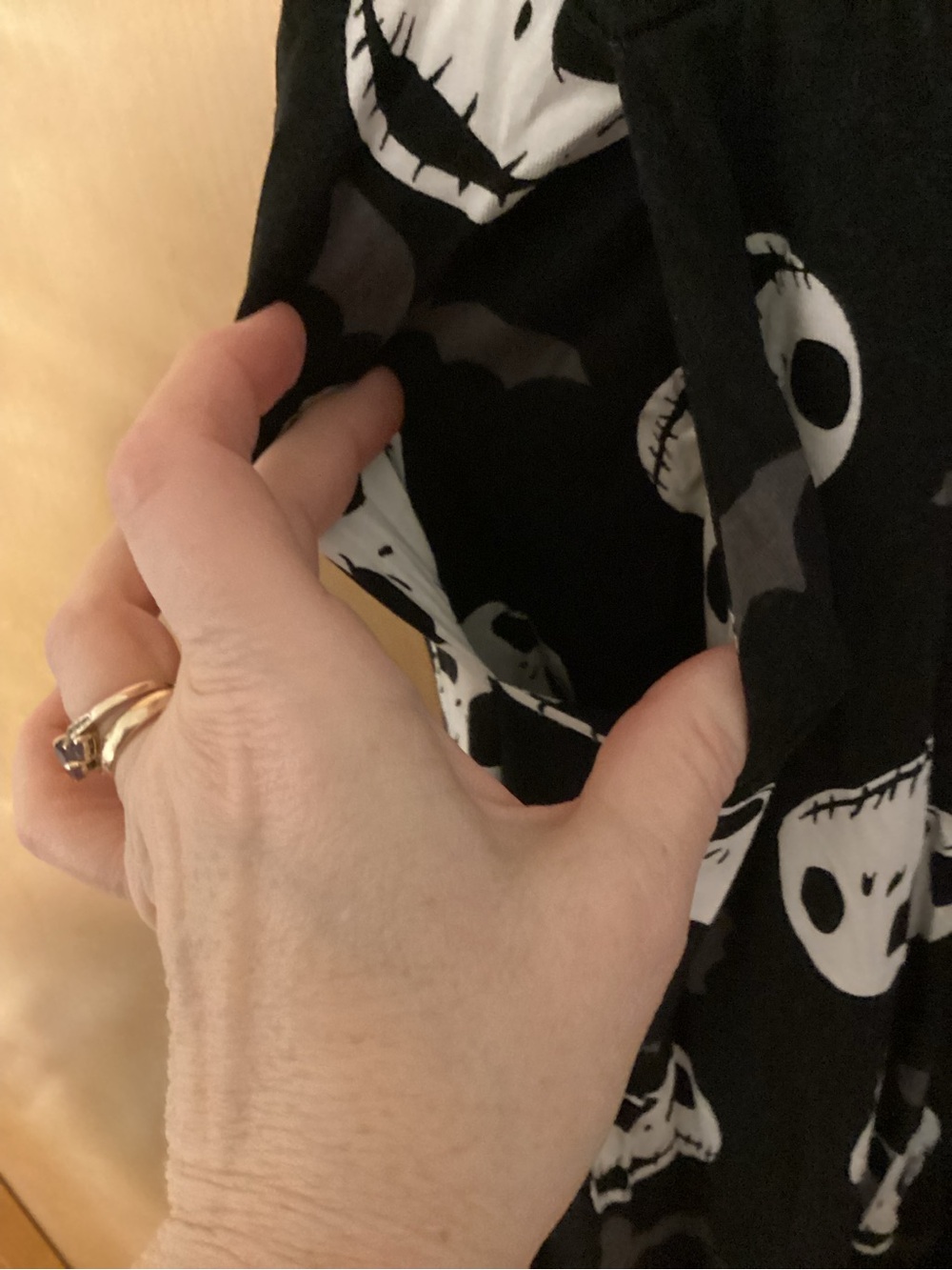 torrid Black & White Jack Skellington Print Tank Dress, size 2 (18/20) - Picture 4 of 6